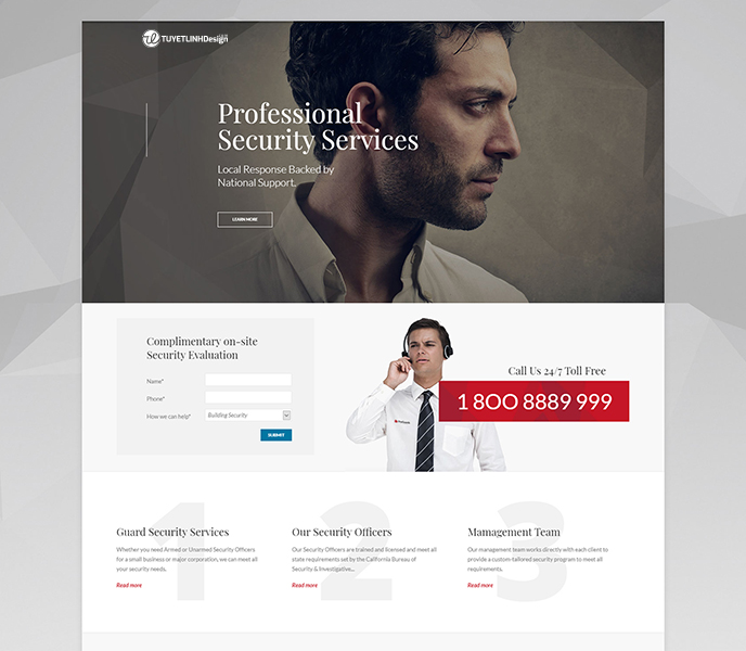 Mẫu website bảo vệ chuyên nghiệp - WDBVCN-00359
