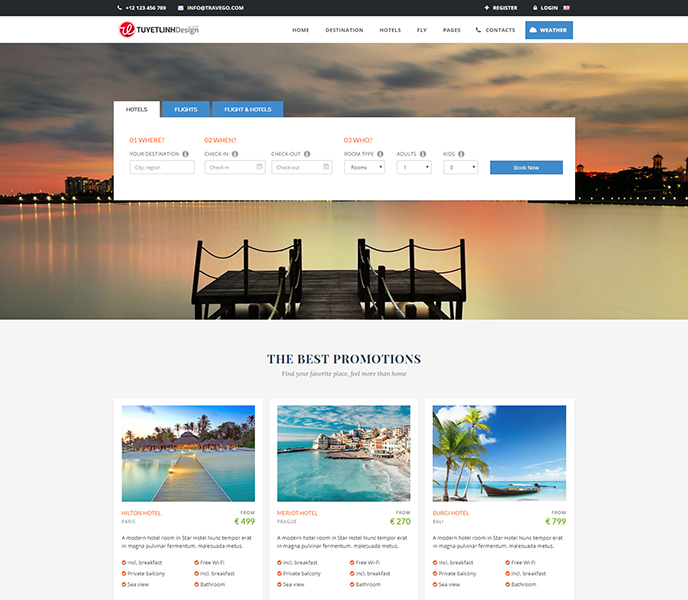 Mẫu website du lịch - WDDL-00034