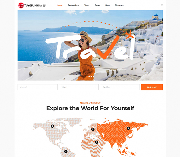 Mẫu website du lịch - WDDL-00063