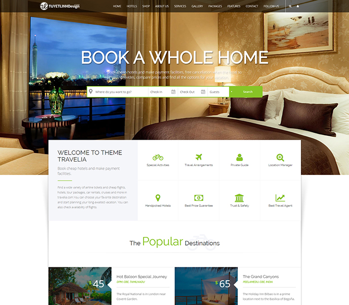 Mẫu website du lịch - WDDL-00168