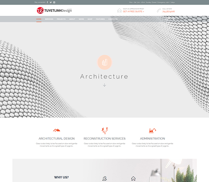 Mẫu website giới thiệu công ty - WDDTCT-00056