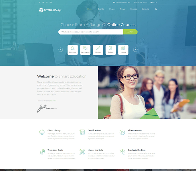 Mẫu website giáo dục - WDGD-00025