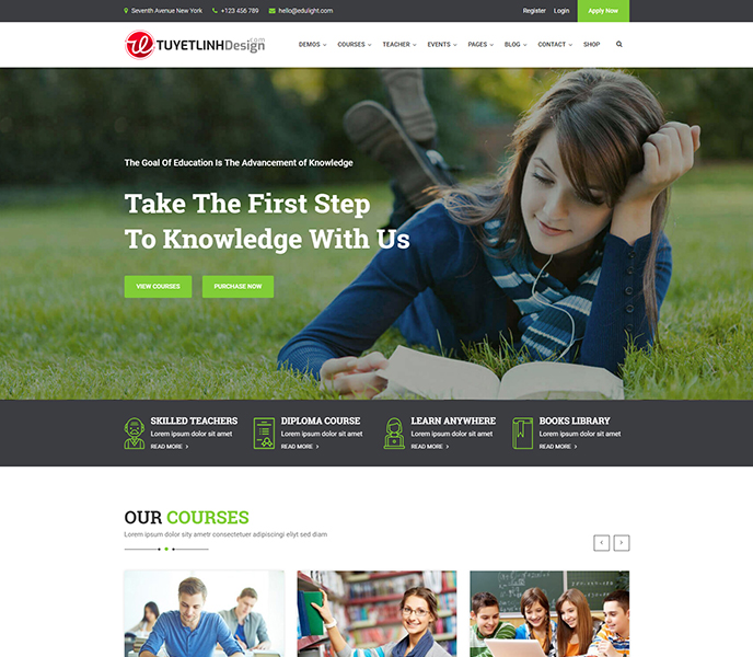 Mẫu website giáo dục - WDGD-00031