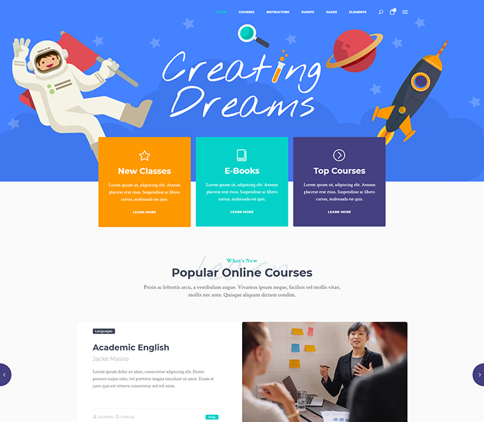 Mẫu website giáo dục - WDGD-00123