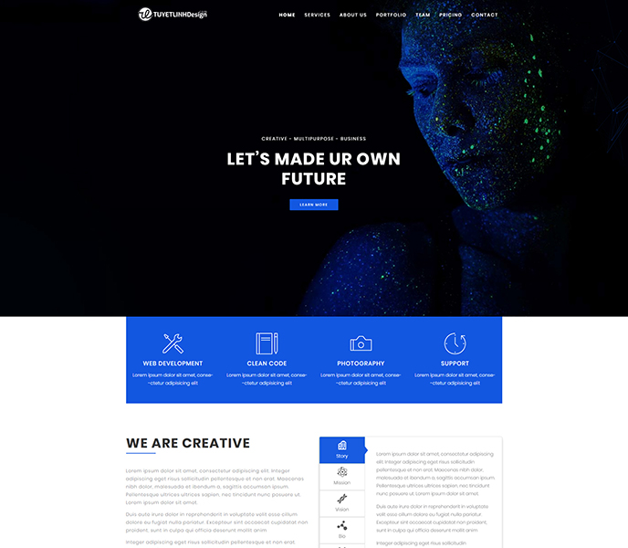 Mẫu website giới thiệu công ty - WDGTCT-00195