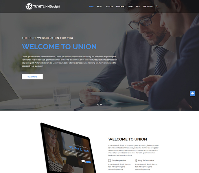 Mẫu website giới thiệu công ty - WDGTCT-00197