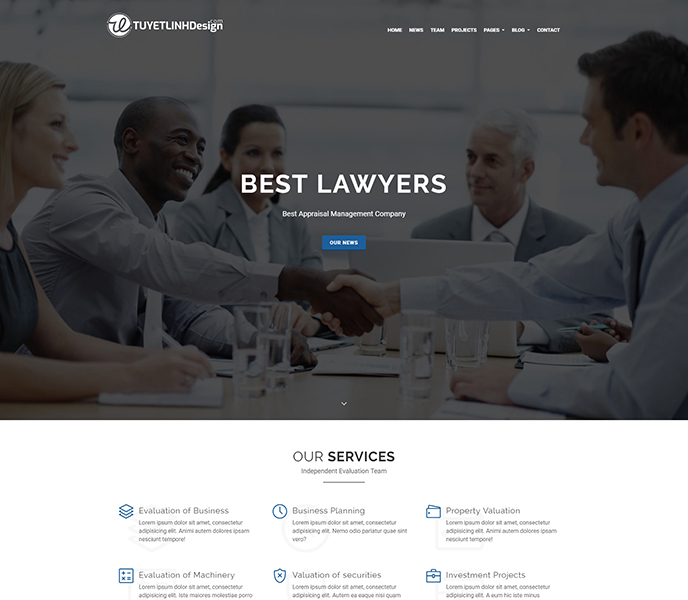 Mẫu website giới thiệu công ty - WDGTCT-00198