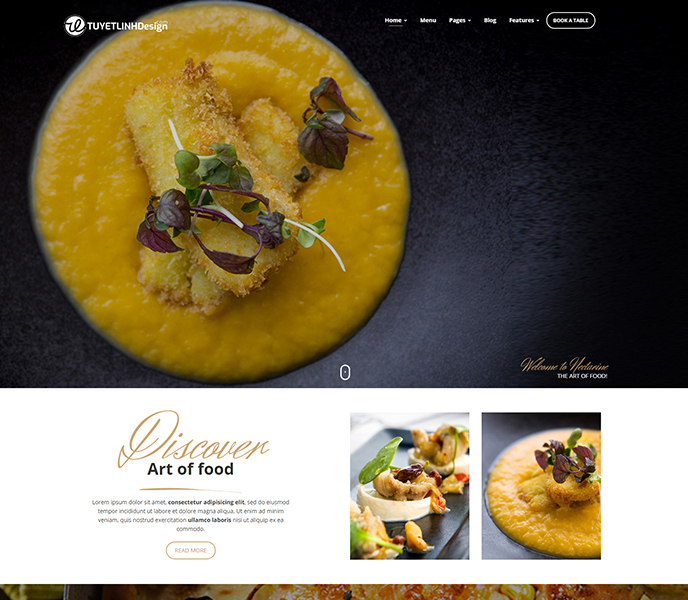 Mẫu website nhà hàng, khách sạn - WDNHKS-00078