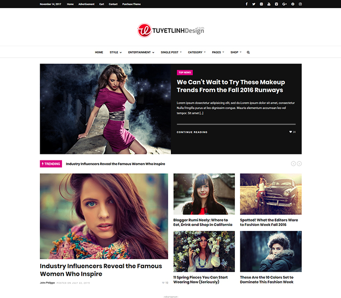 Mẫu website tin tức - WDTT-00068