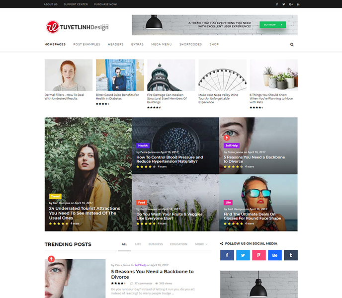 Mẫu website tin tức - WDTT-00120