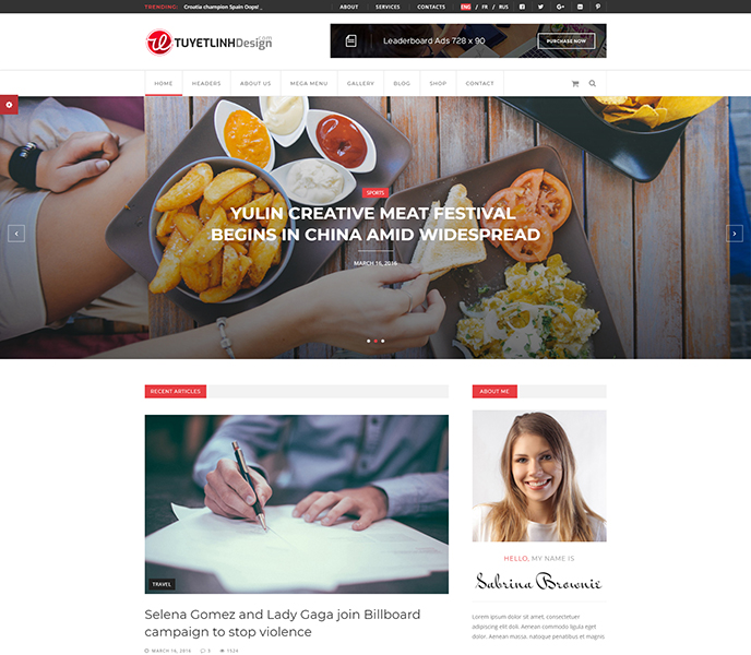 Mẫu website tin tức - WDTT-00183