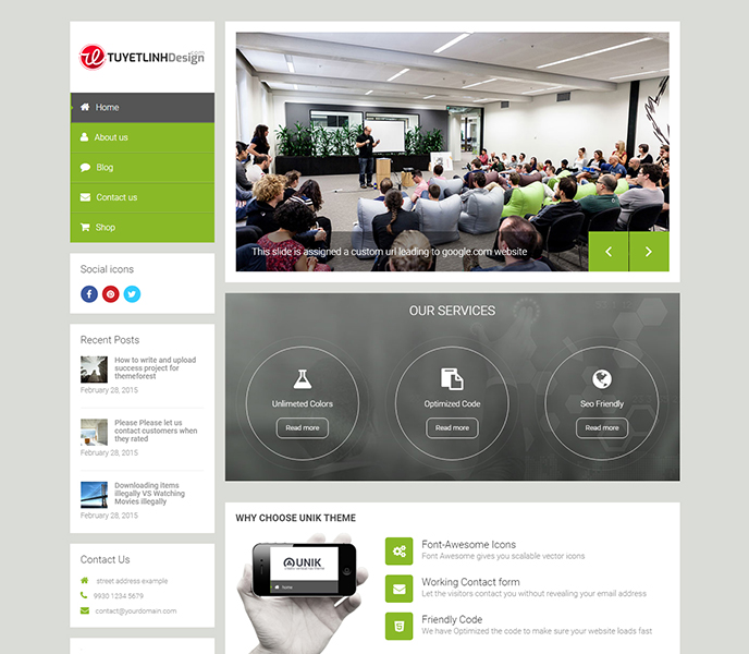 Mẫu website xuất nhập khẩu - WDXNK-00364