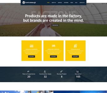 Mẫu website cơ khí, máy móc - WDCKMM-00269