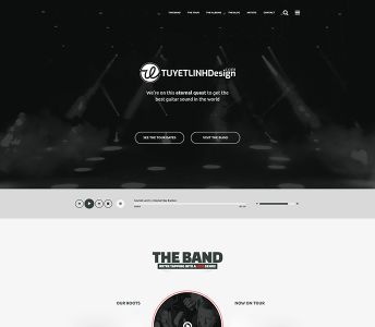 Mẫu website âm nhạc - WDAN-00074