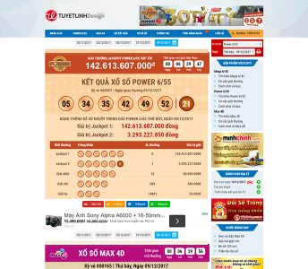 Mẫu website kết quả xổ số - WDKQXS-00284