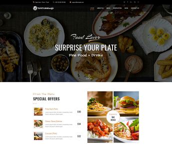 Mẫu website nhà hàng, khách sạn - WDNHKS-00136