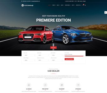 Mẫu website oto, xe máy - WDOTXM-00328