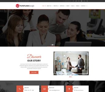 Mẫu website luật, toàn án - WDTA-00316