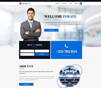 Mẫu website luật, toàn án - WDTA-00321
