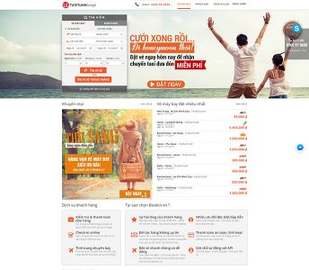 Mẫu website vé máy bay - WDVMB-00298
