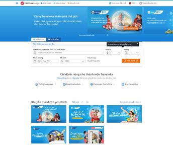 Mẫu website vé máy bay - WDVMB-00302